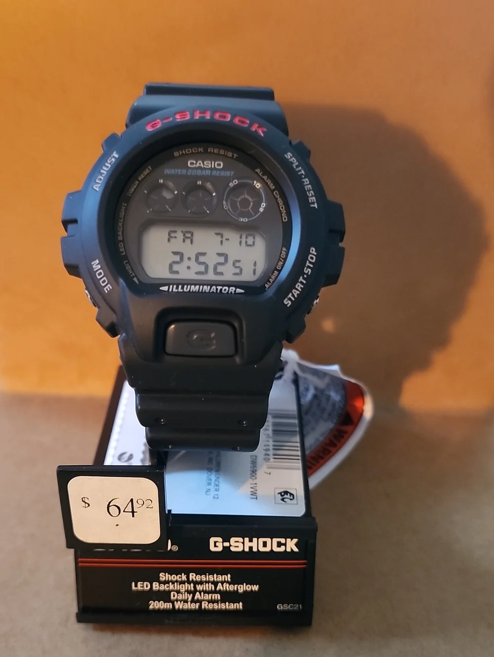 Casio G-Shock Blue and Black Digital Watch